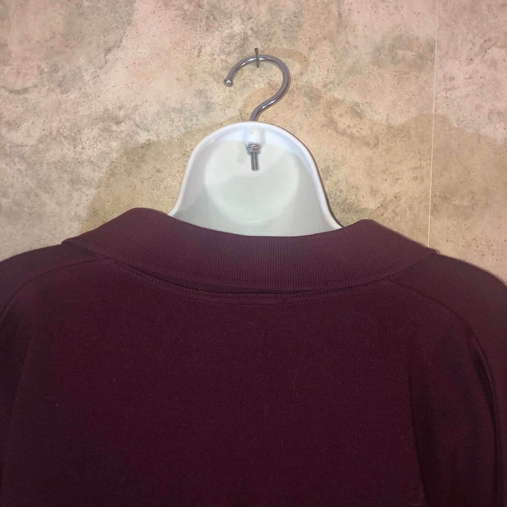 Karen Lessly 3/4 Sleeve Zipper-Collar Pocket Top - Picture 9 of 10